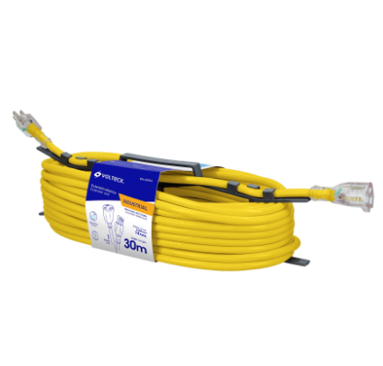 EXTENSIÒN REFORZADA ATERRIZADA,30M CALIBRE 14, VOLTECK 48069 *