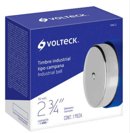 TIMBRE TIPO CAMPANA 2'' VOLTECK 48101 *