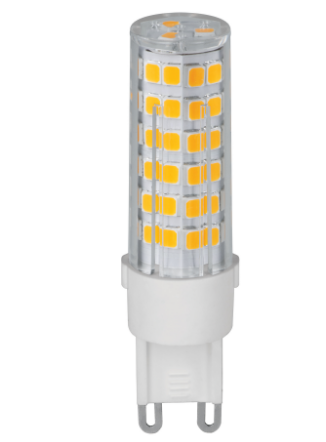 LÁMPARA DE LED, 4 W, BASE G9, FOCO CÁPSULA, LUZ CALIDA 48102 P