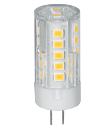 LÁMPARA DE LED, 3 W, BASE G4, FOCO CÁPSULA, LUZ CÁLIDA 48103 *