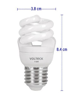 LÁMPARA 5 W, ESPIRAL MINI, LUZ DÍA, T2, EN BLISTER, VOLTECK 48200 P
