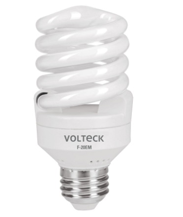 LÁMPARA 20 W, ESPIRAL MINI,LUZ DÍA, T2, EN BLÍSTER, VOLTECK 48206 *