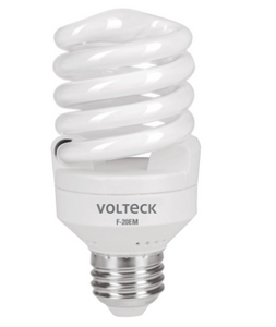 LÁMPARA 20 W, ESPIRAL MINI,LUZ DÍA, T2, EN BLÍSTER, VOLTECK 48206 P