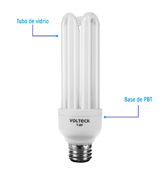 LÁMPARA TRIPER T4 20W LUZ DE DÍA EN BLISTER, VOLTECK 48226 P
