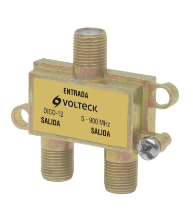 DIVISOR COAXIAL DE 1 ENTRADA Y 2 SALIDAS