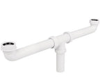 CÉSPOL DOBLE PARA FREGADERO, POLIPROPILENO, 1-1/2'' FOSET 48338 *L