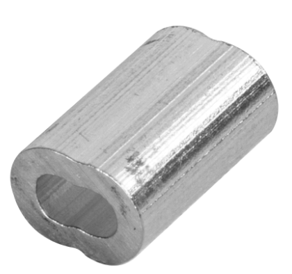 BOLSA CON 50 CASQUILLOS DOBLES DE ALUMINIO, 1/16'', FIERO 48363 P