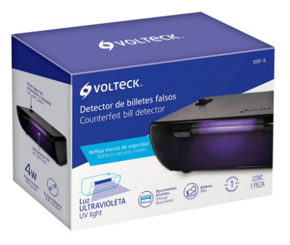 DETECTOR DE BILLETES FALSOS, 4W, 60 HZ 48400 *