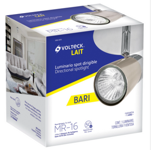 LUMINARIO DE SOBREPONER CON 1 SPOT BASE GU10, VOLTECK 48432 N