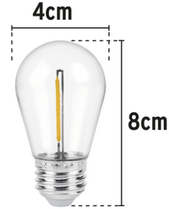 LAMPARA DE LED S14 DE 1W, LUZ CALIDA 48452 P