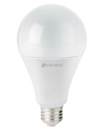 LÁMPARA DE LED, A 19, 18W, LUZ CÁLIDA, VOLTECK 48459 *