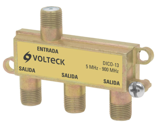DIVISOR COAXIAL DE 1 ENTRADA Y 3 SALIDAS