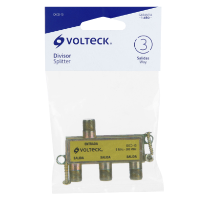 DIVISOR COAXIAL DE 1 ENTRADA Y 3 SALIDAS