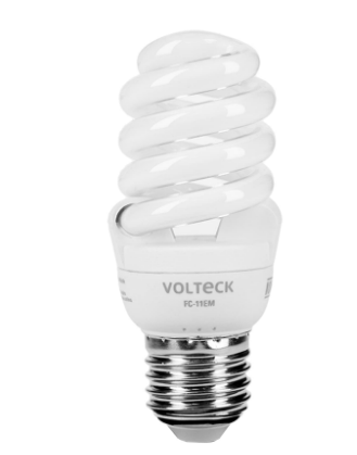 LÁMPARA 11 W, ESPIRAL MINI, LUZ CÁLIDA, T2, BLÍSTER, VOLTECK 48503 P