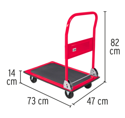 DIABLO/CARRO DE CARGA PLEGABLE, 150 KG FIERO 48595 *