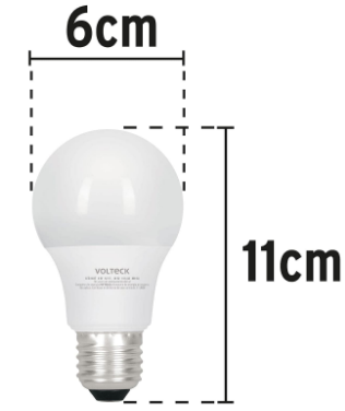 LAMPARA DE LED  55W 3 NIVELES DE TEMPERATURAS 49036 *