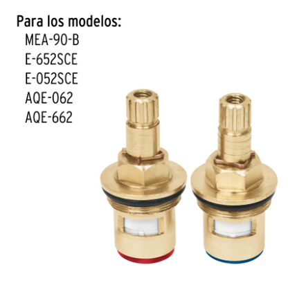 BOLSA CON 2 CARTUCHOS CERÀMICOS PARA LLAVES DE EMPOTRAR 49102 *