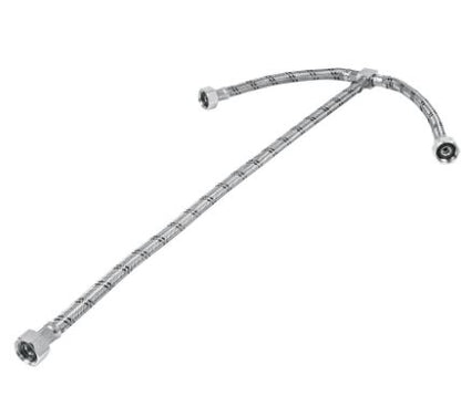 MANGUERA HULE, ''T'', 55 CM, ACERO INOXIDABLE, USOS GENERALES 49124 *