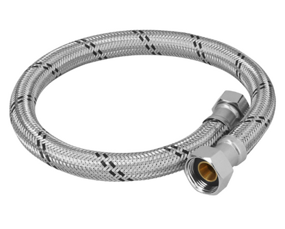 MANGUERA PARA BOILER, ACERO INOX, 1/2" x 3/4", 60 CM FOSET 49132 *