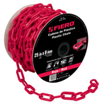 METRO DE CADENA DE 8MM DE PLÀSTICO ROJA 44186 P