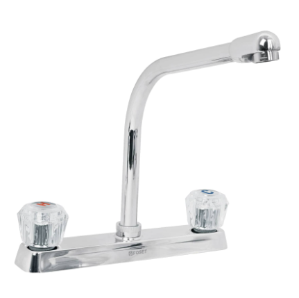 MEZCLADORA 8'' P/FREGADERO, CUELLO, COBRA, NAERALES ACRÌLICO 49192 N
