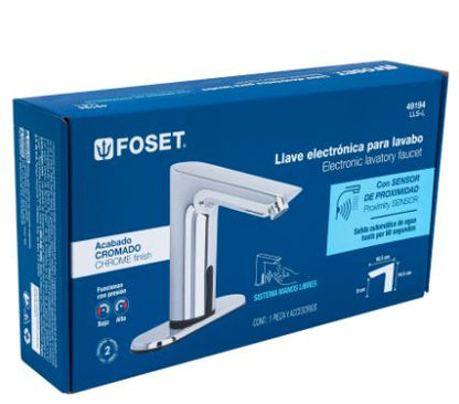 LLAVE CON SENSOR PARA LAVABO, FOSET 49194