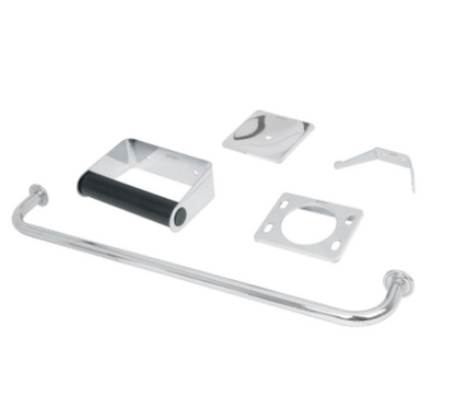 JGO DE ACCESORIOS BAÑO, 5 PIEZAS, BASIC 49255 P