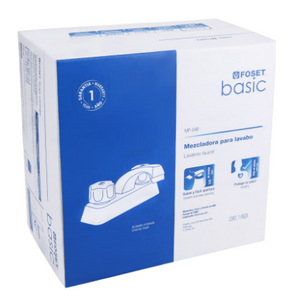 MEZCLADORA PLÁSTICA LAVABO, CUELLO CORTO, MANERALES ESTÁNDAR 49281 P