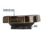 CUELLO DE CERA CON GUÍA PARA WC, 170G, FOSET 49358 *