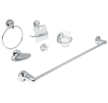 JGO ACCESORIOS PARA BAÑO, 6 PIEZAS, AQUA