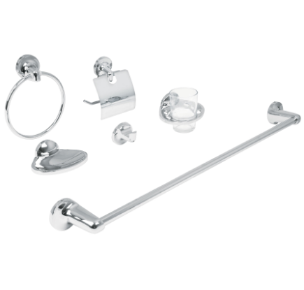 JGO ACCESORIOS PARA BAÑO, 6 PIEZAS, AQUA