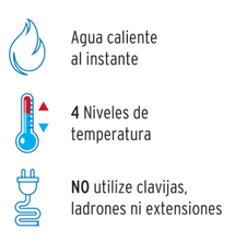 Cargar imagen en el visor de la galería, REGADERA ELÉCTRICA, 4 TEMPERATURAS 49491 P
