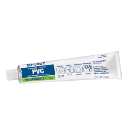 CEMENTO PARA PVC, TUBO 50G 49560 *L
