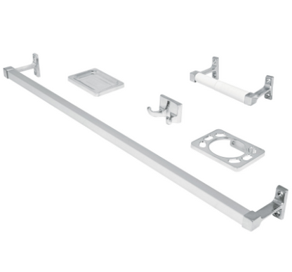 JGO ACCESORIOS PARA BAÑO, 5 PIEZAS, FOSET BASIC 49607 *