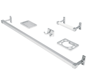 JGO ACCESORIOS PARA BAÑO, 5 PIEZAS, FOSET BASIC 49607 N