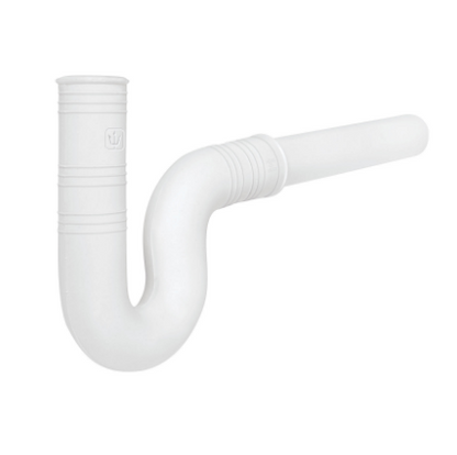 CÉSPOL FLEXIBLE PARA LAVABP, PVC C/EXT 20CM 1 1/4'' FOSET 49947 *