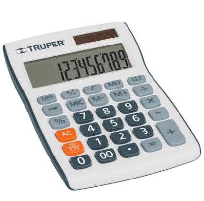 CALCULADORA 15 CM DE ESCRITORIO TRUPER 60481 *