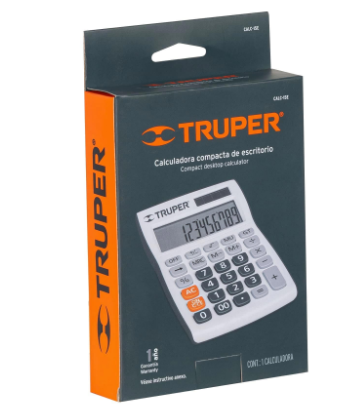CALCULADORA 15 CM DE ESCRITORIO TRUPER 60481 *