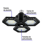 LUMINARIO DE LED 65 W, ALUMINIO CON 3 PANELES ABATIBLES 46587 N