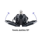 LUMINARIO DE LED 65 W, ALUMINIO CON 3 PANELES ABATIBLES 46587 N
