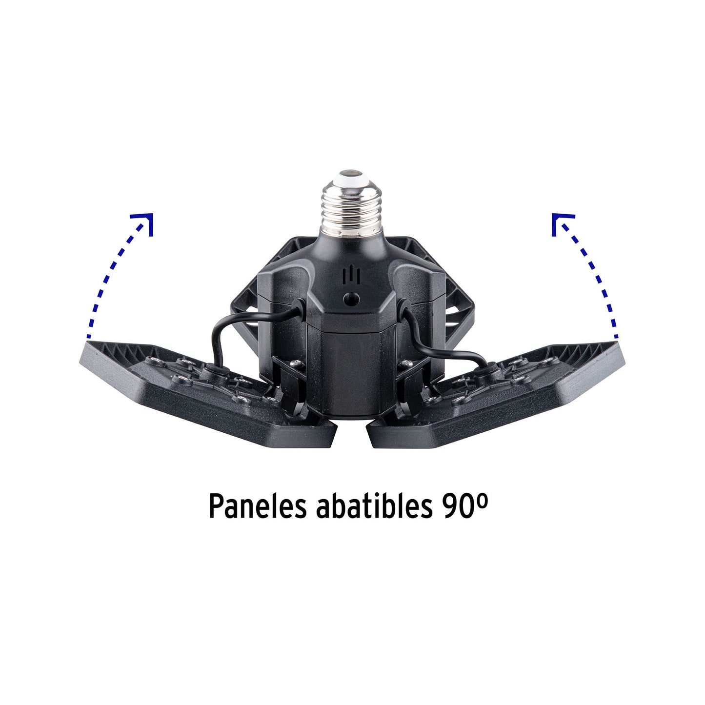 LUMINARIO DE LED 65 W, ALUMINIO CON 3 PANELES ABATIBLES 46587 N