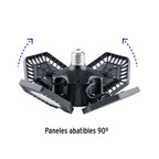 LUMINARIO DE LED 100 W, ALUMINIO CON 4 PANELES ABATIBLES 46588 N