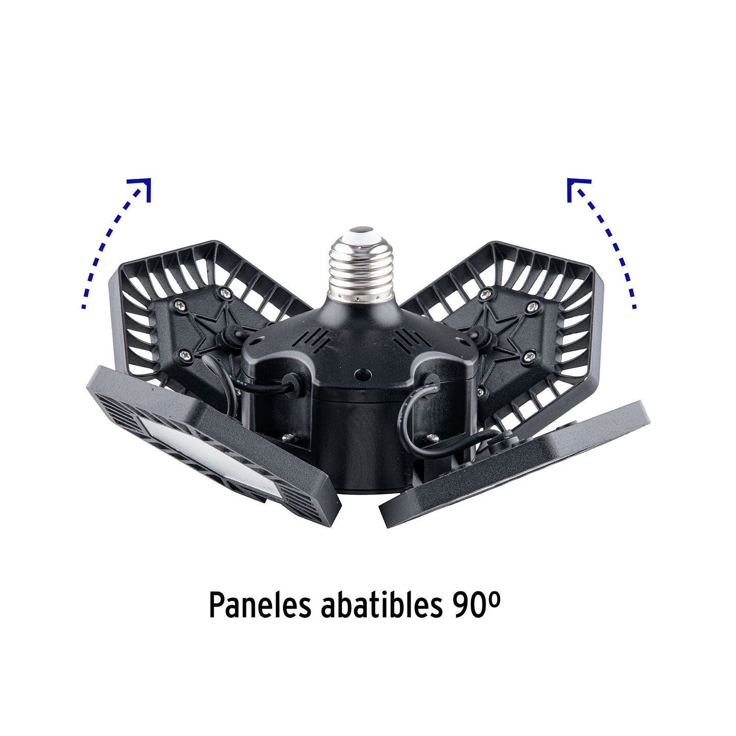 LUMINARIO DE LED 100 W, ALUMINIO CON 4 PANELES ABATIBLES 46588 N