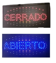 Cargar imagen en el visor de la galería, LETRERO LUMINOSO ABIERTO/CERRADO 246-434 P

