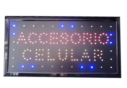 LETRERO LUMINOSO ACCESORIOS PARA CELULAR 246-409 P