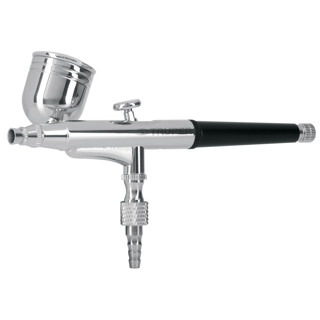 PISTOLA AEROGRÁFICA DE GRAVEDAD VASO MULTIPOSICIÓN, TRUPER 11859 P