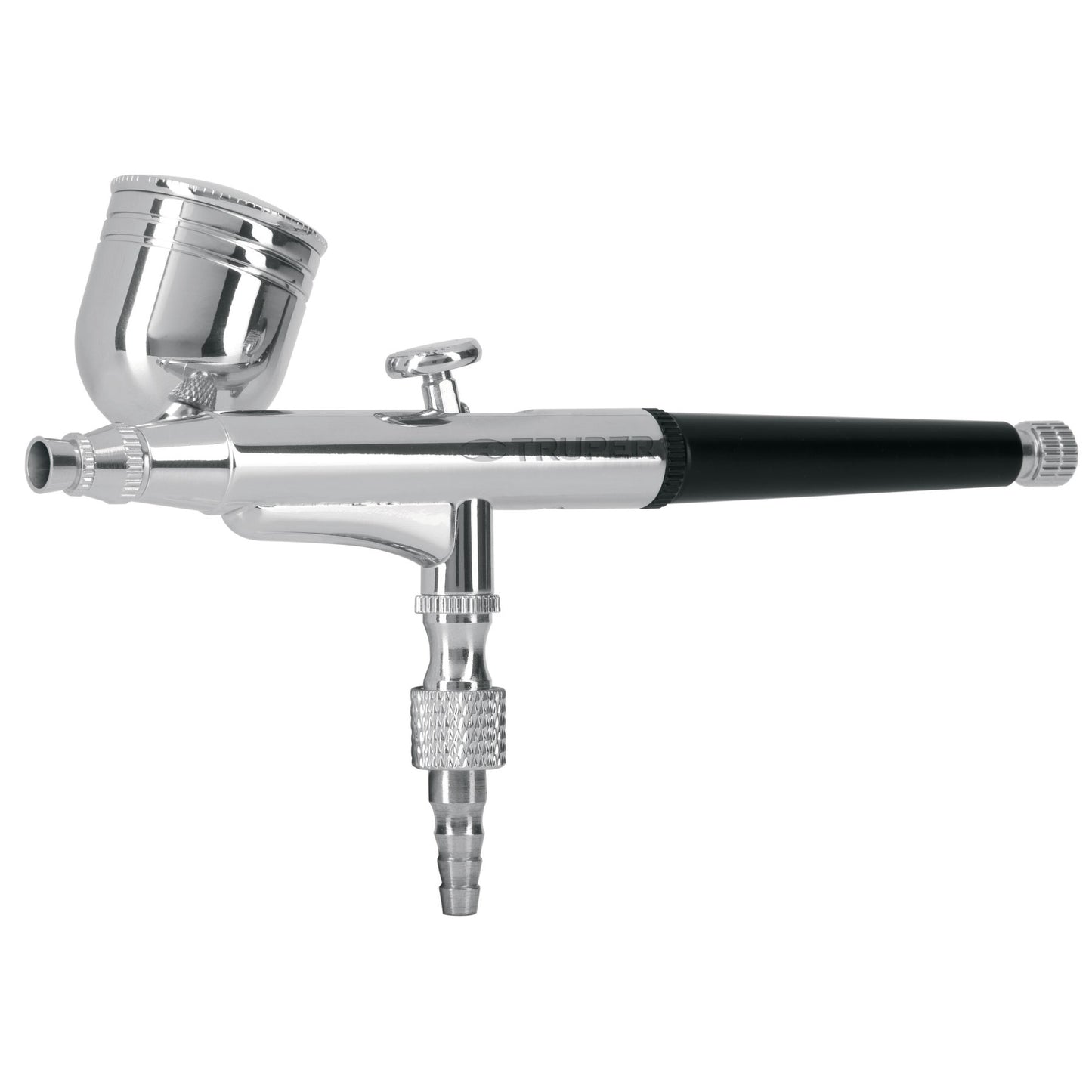 PISTOLA AEROGRÁFICA DE GRAVEDAD VASO MULTIPOSICIÓN, TRUPER 11859 P