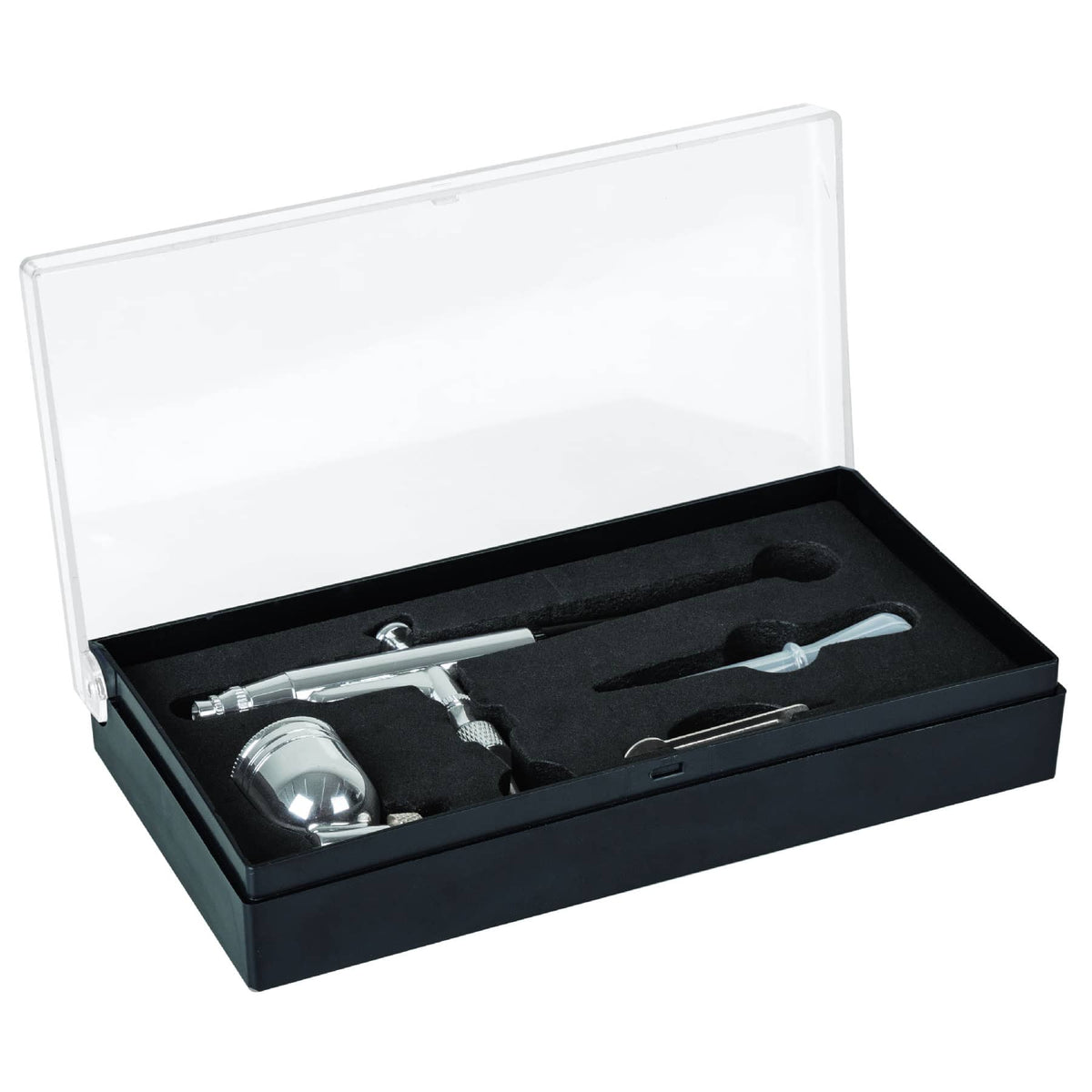 PISTOLA AEROGRÁFICA DE GRAVEDAD VASO MULTIPOSICIÓN, TRUPER 11859 P