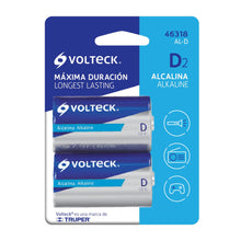 Cargar imagen en el visor de la galería, BLÍSTER CON 2 PILAS ALCALINA TAMAÑO D 46318 *
