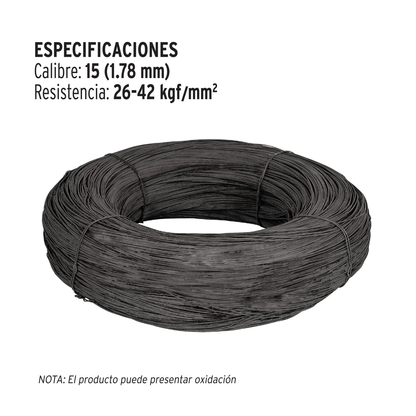 ALAMBRE RECOCIDO, CALIBRE 15, 1KG 44458 *